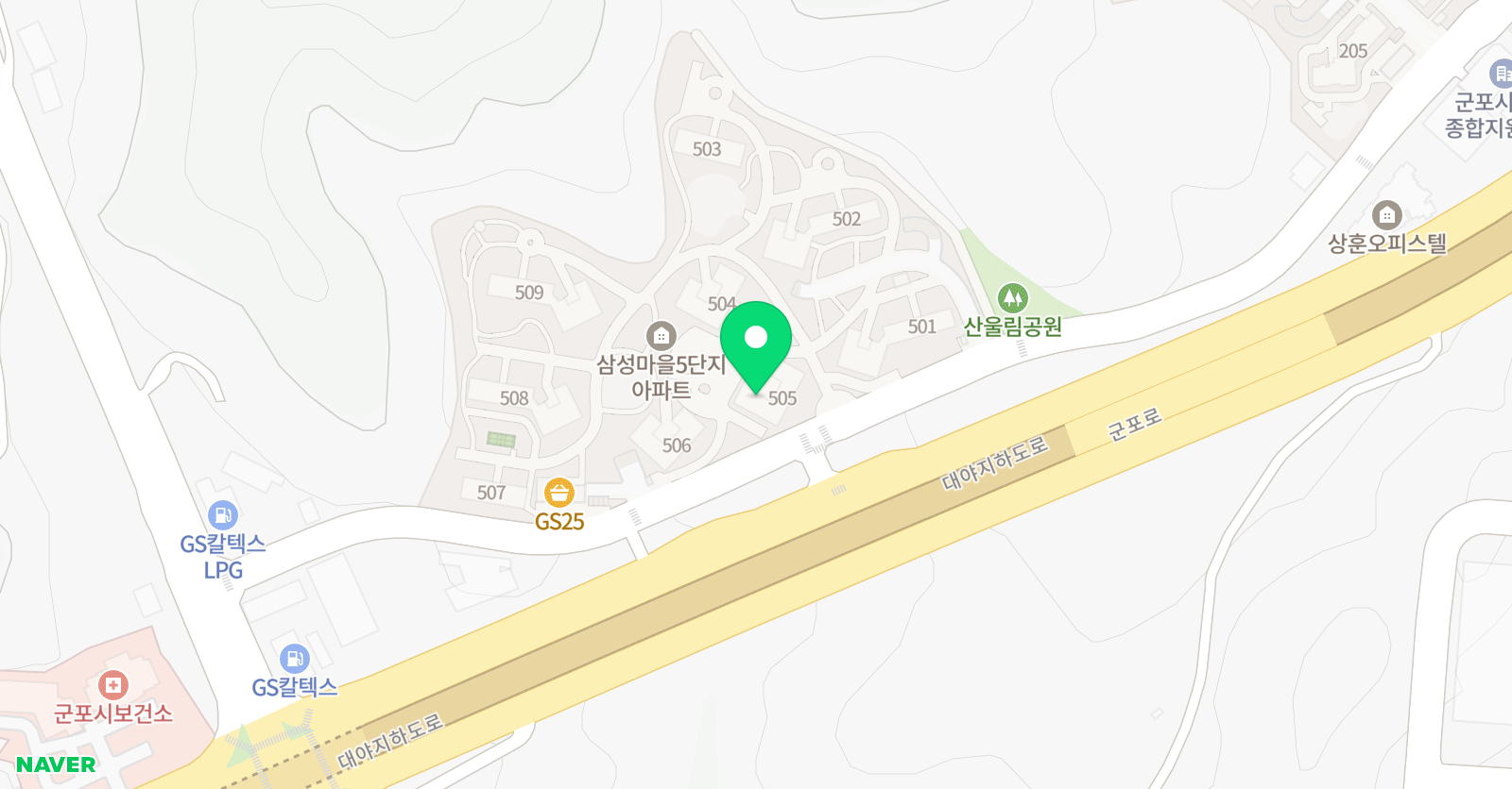 신기한나라라운지 부곡삼성마을센터 위치