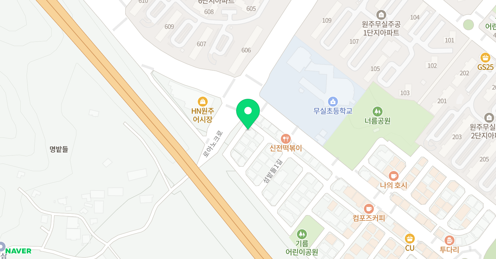 미래엔수학 파랑학원 위치