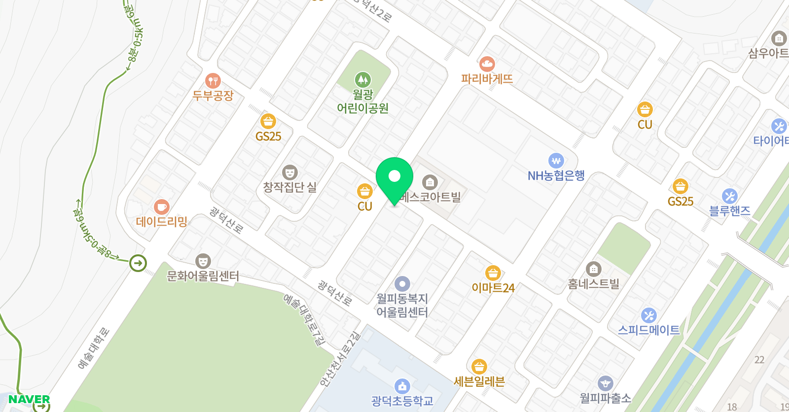 JS 태권도장 위치