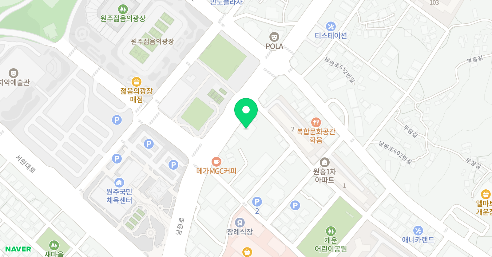 이투스247원주 위치