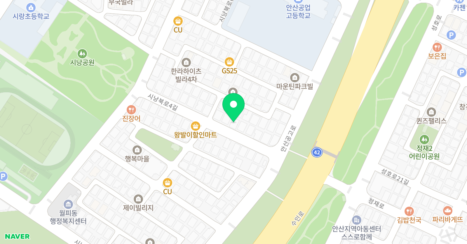 키즈업 스포츠 아카데미 위치