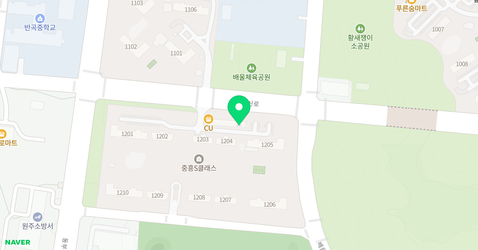 매쓰원 수학학원 위치