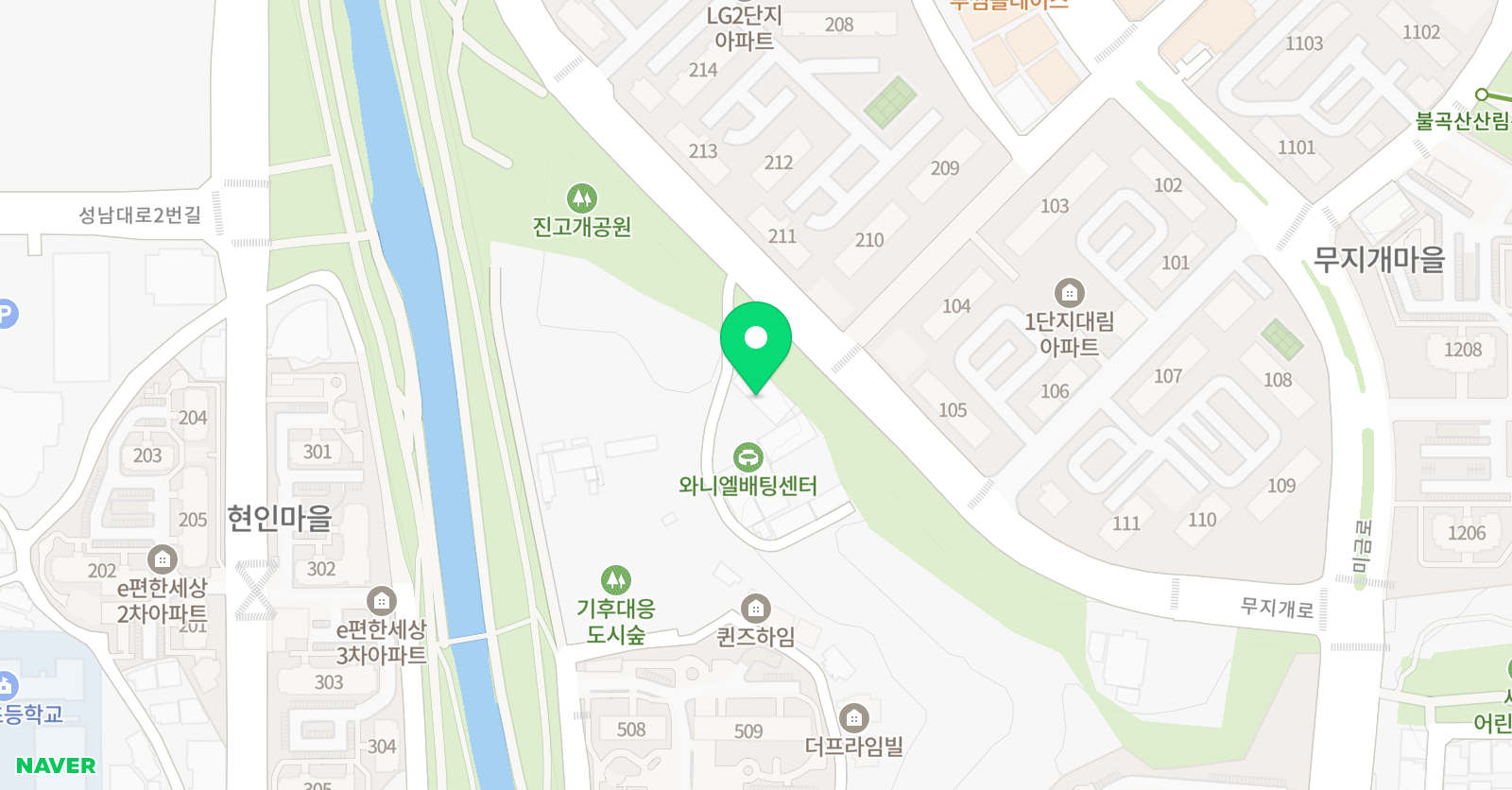 훼밀리스포츠아카데미 위치