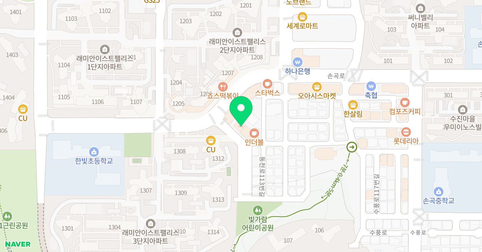 플래뮤 수지교육원 위치