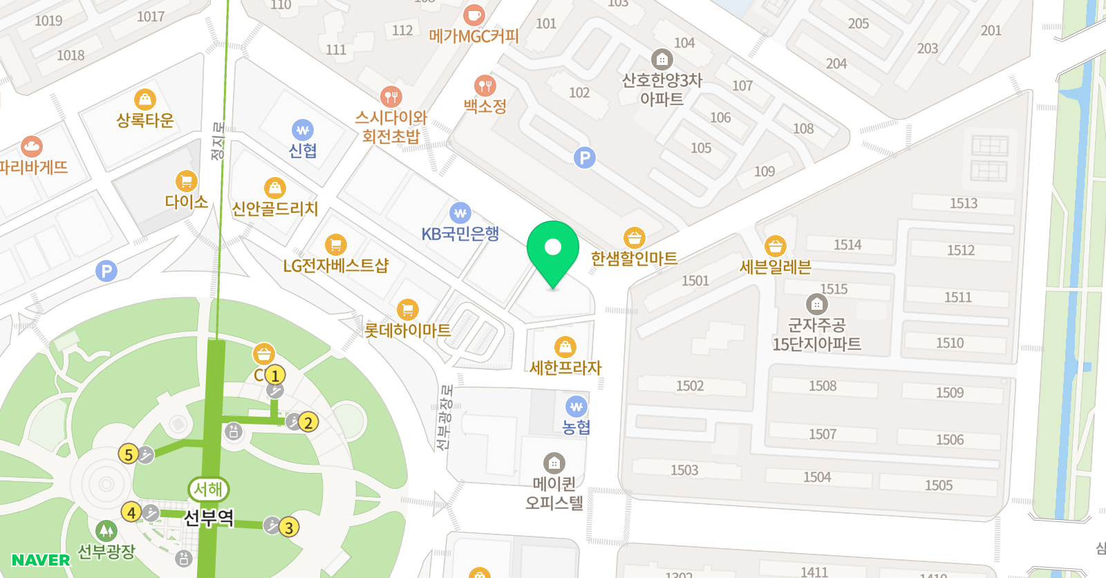 시각과인식 입시미술학원 위치
