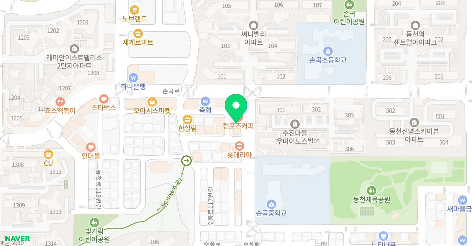 동천홍익 미술학원 위치