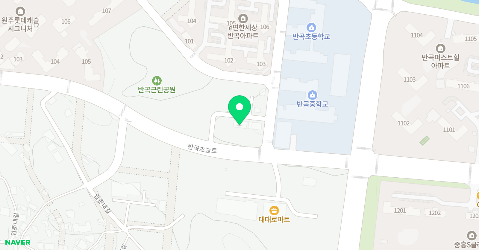 NBJ 줄넘기전문교육원 반곡점 위치
