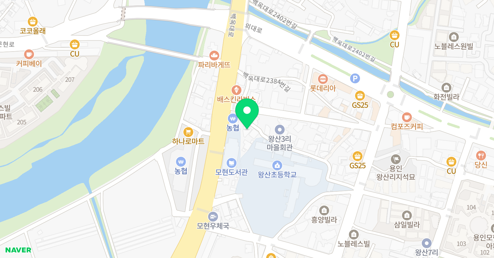 햇빛 음악학원 위치