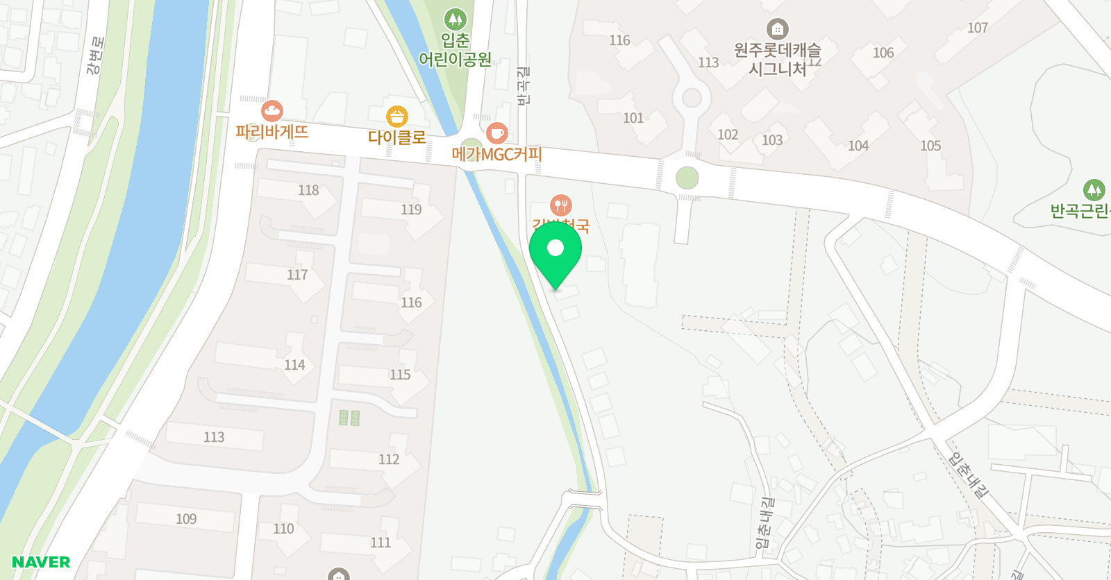 기탄사고력교실 반곡학원 위치