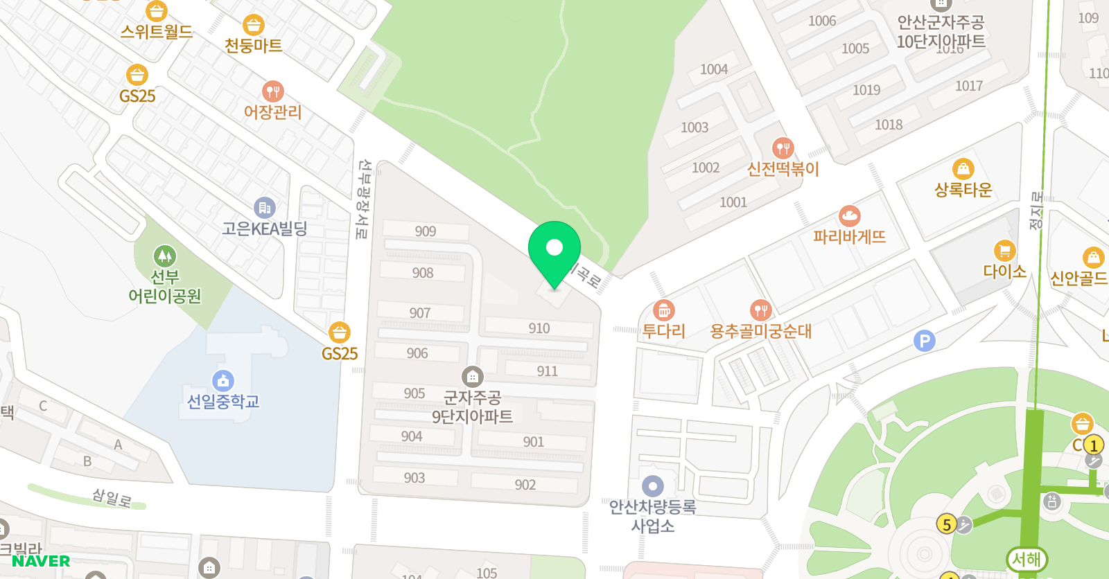 고려 어학원 위치