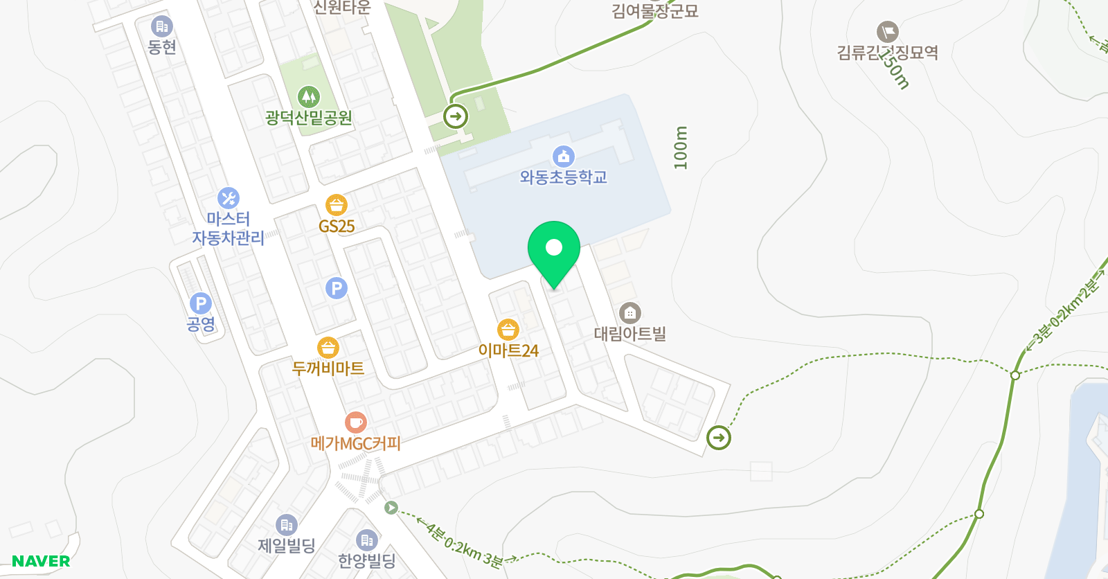 포코 음악학원 위치