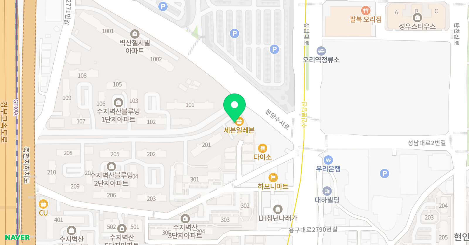 은빛 음악학원 위치