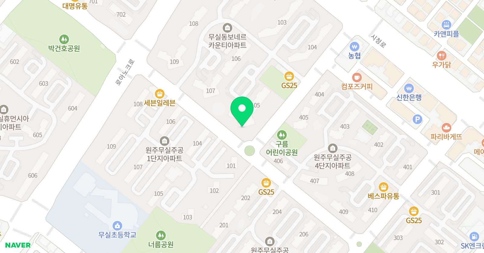 한우리독서토론논술 무실요진홈클럽 위치