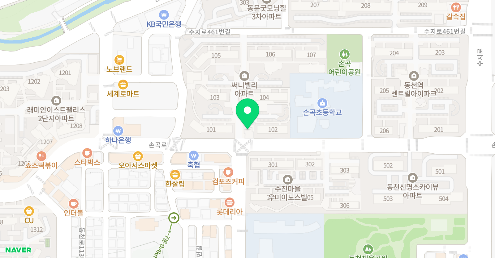 소리엘 피아노 위치