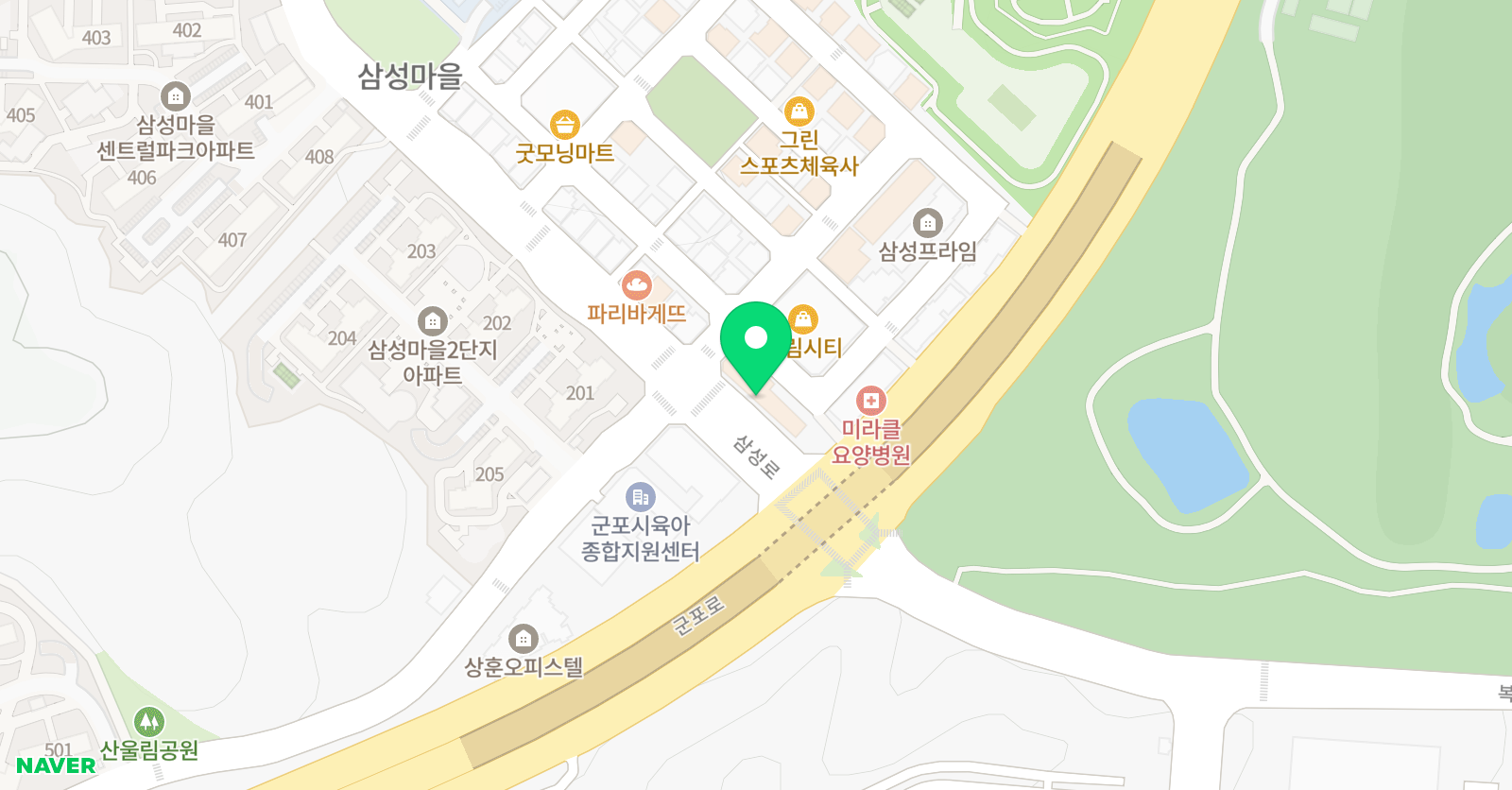 신기탑 영수학원 위치