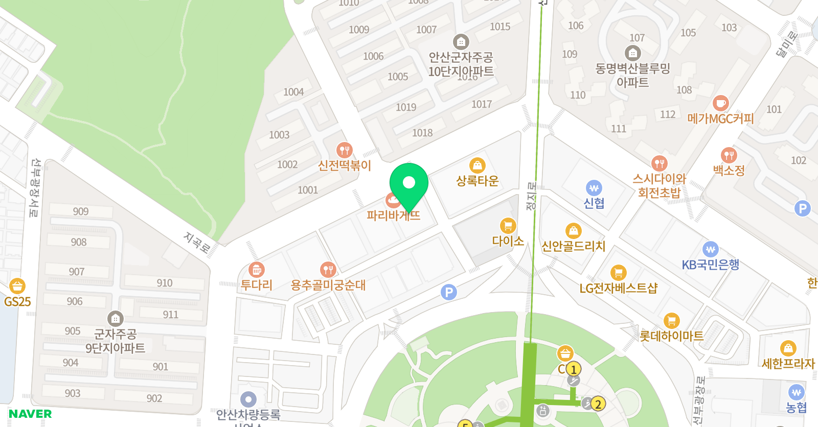 클라우스 멀티짐 선부점 위치