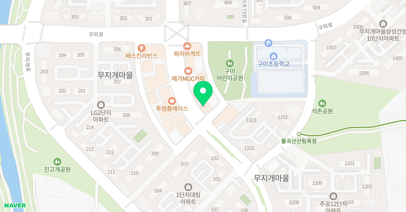 쎈 수학러닝센터 분당 스마트 학원 위치