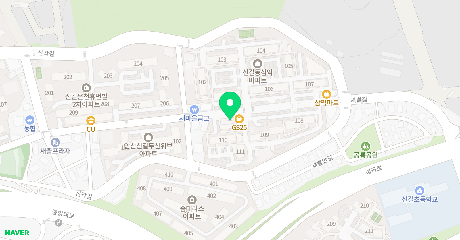 예감 터치미술학원 위치