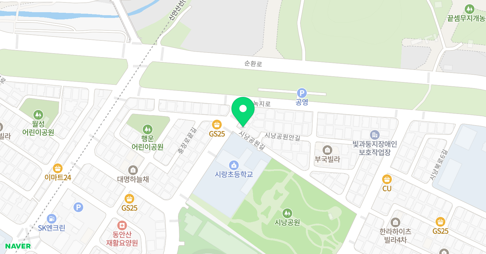 피알에스 에듀학원 위치