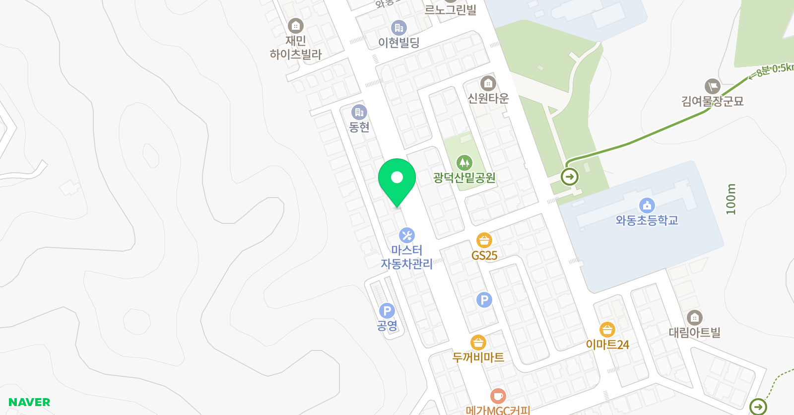 세꿈 학원 위치