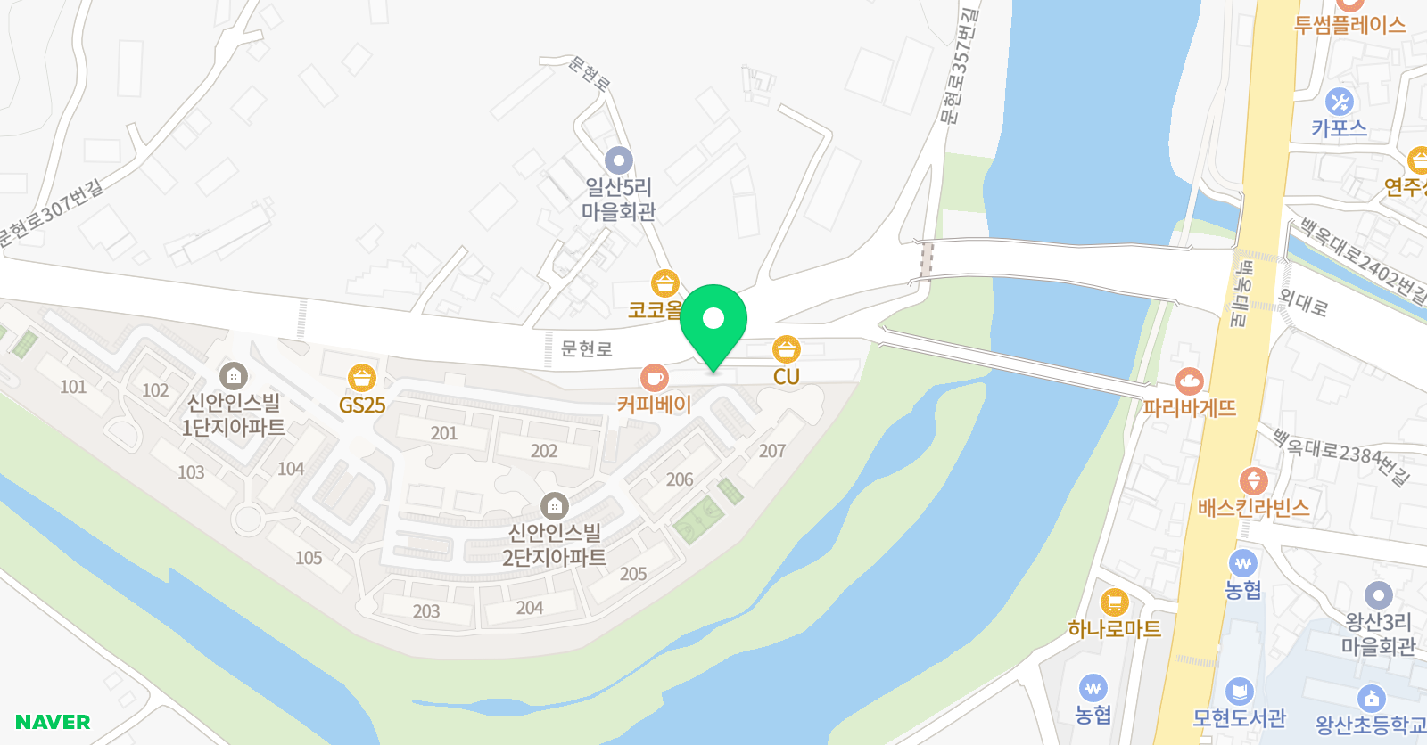 한솔 수학학원 위치
