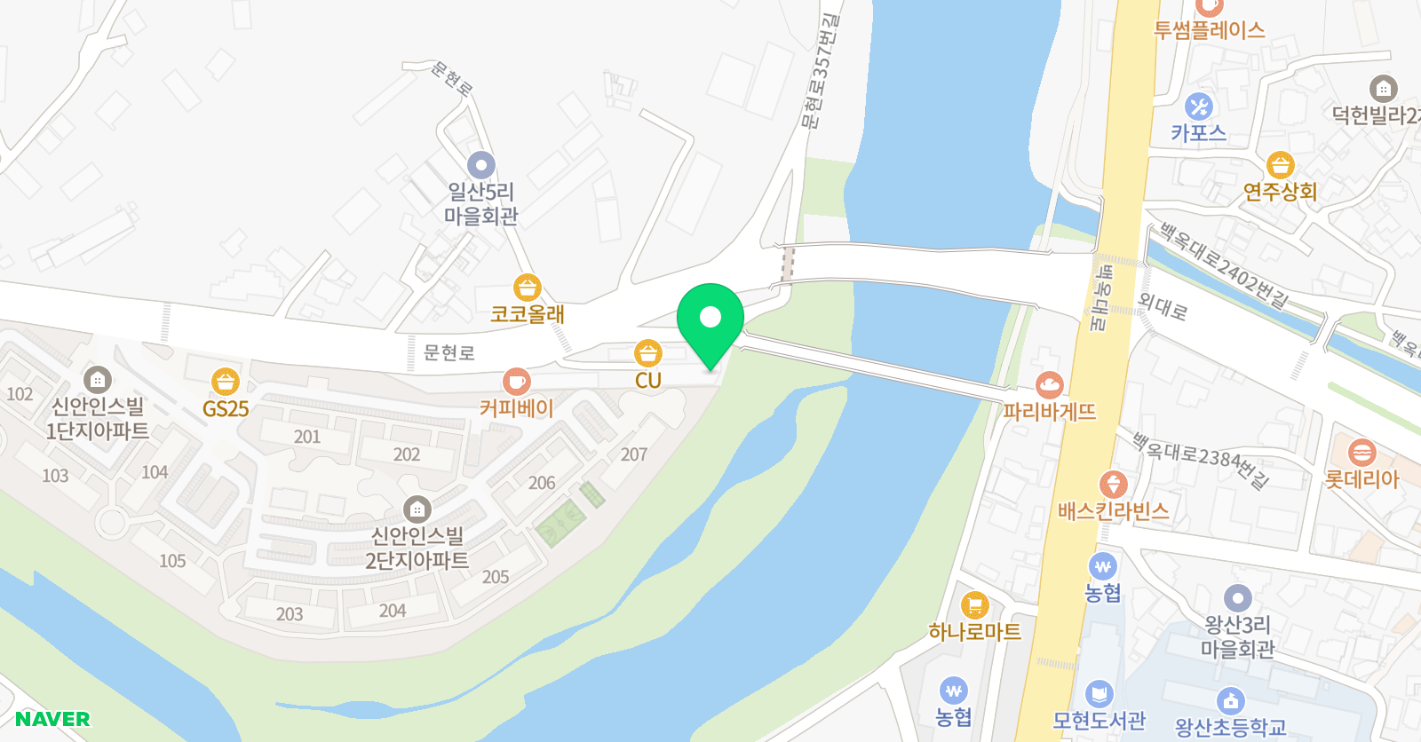 정쌤 수학교습소 위치