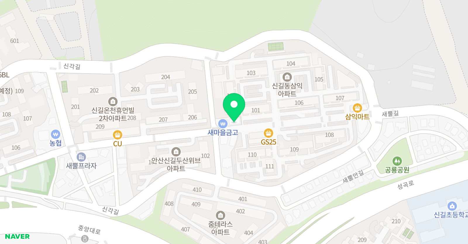 멘토 수학과학학원 위치