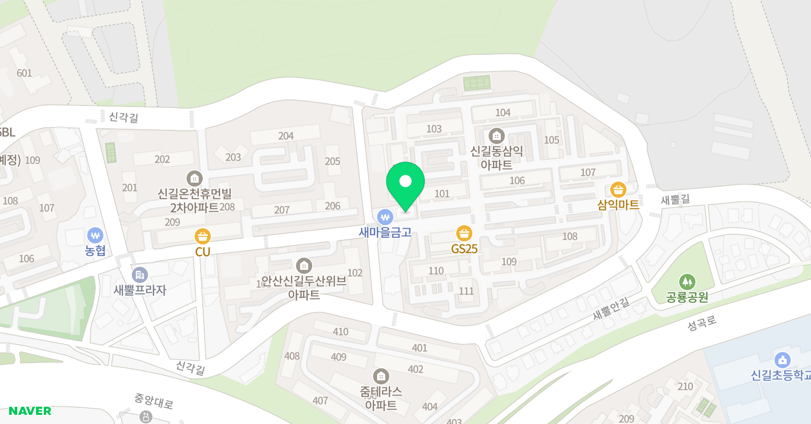 더멘토학원 위치