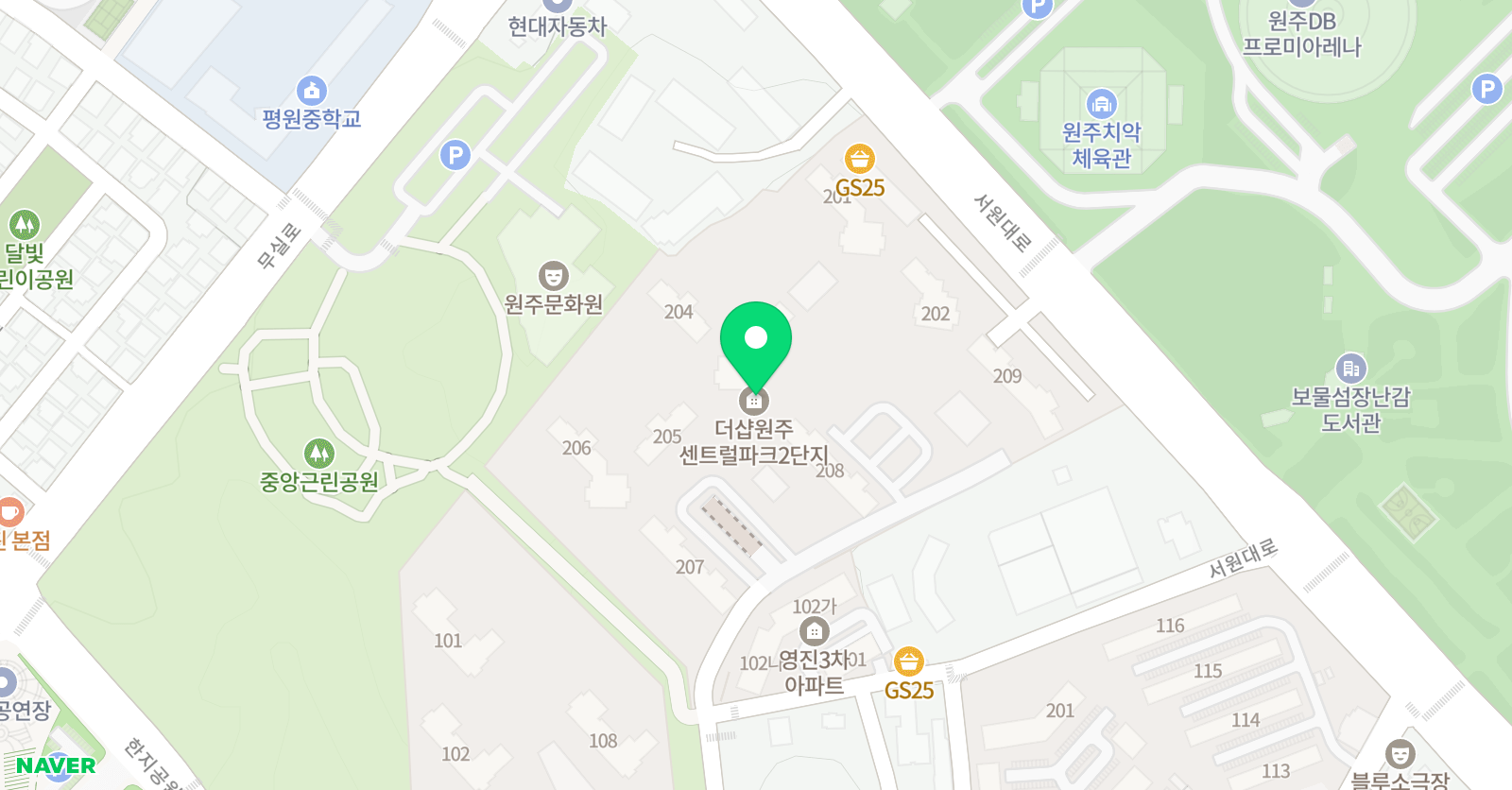 센트럴 잉글리쉬 위치
