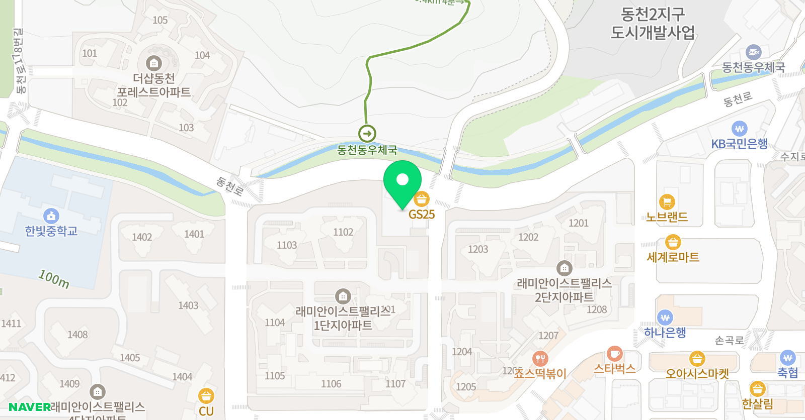 경희대라온 태권도장 위치