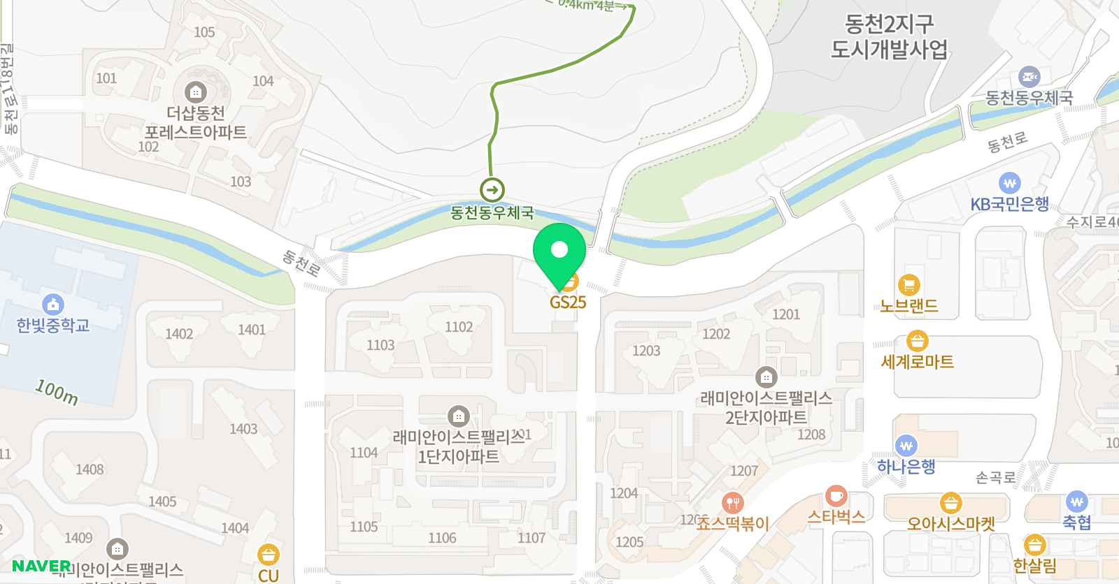 나현정 발레학원 위치