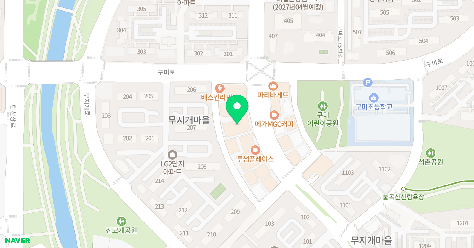 제스트 영어학원 위치