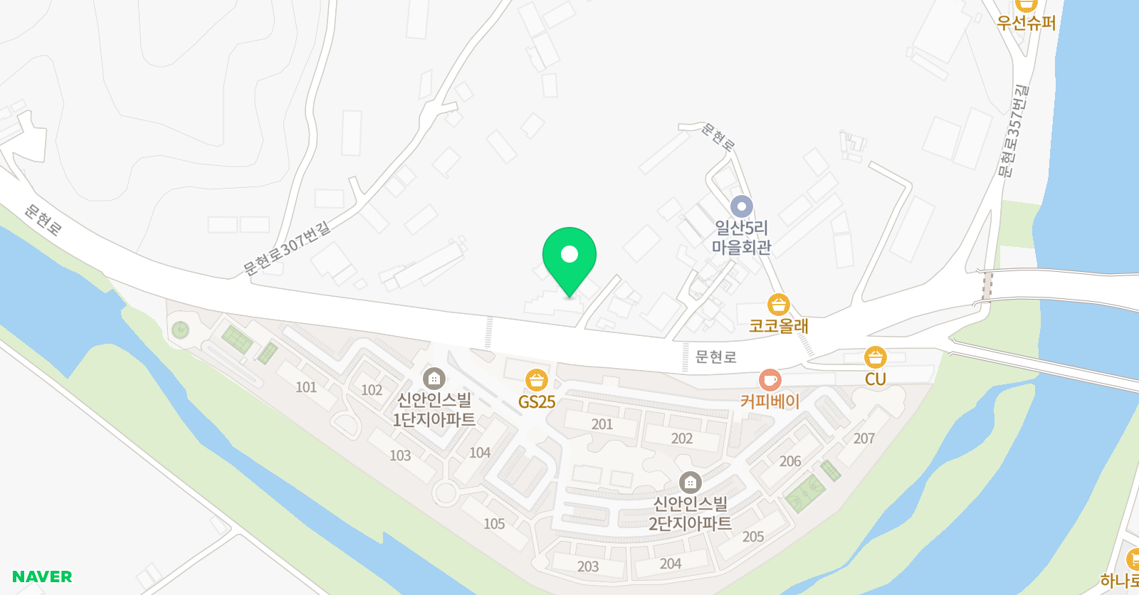 용인대백호 태권도 위치