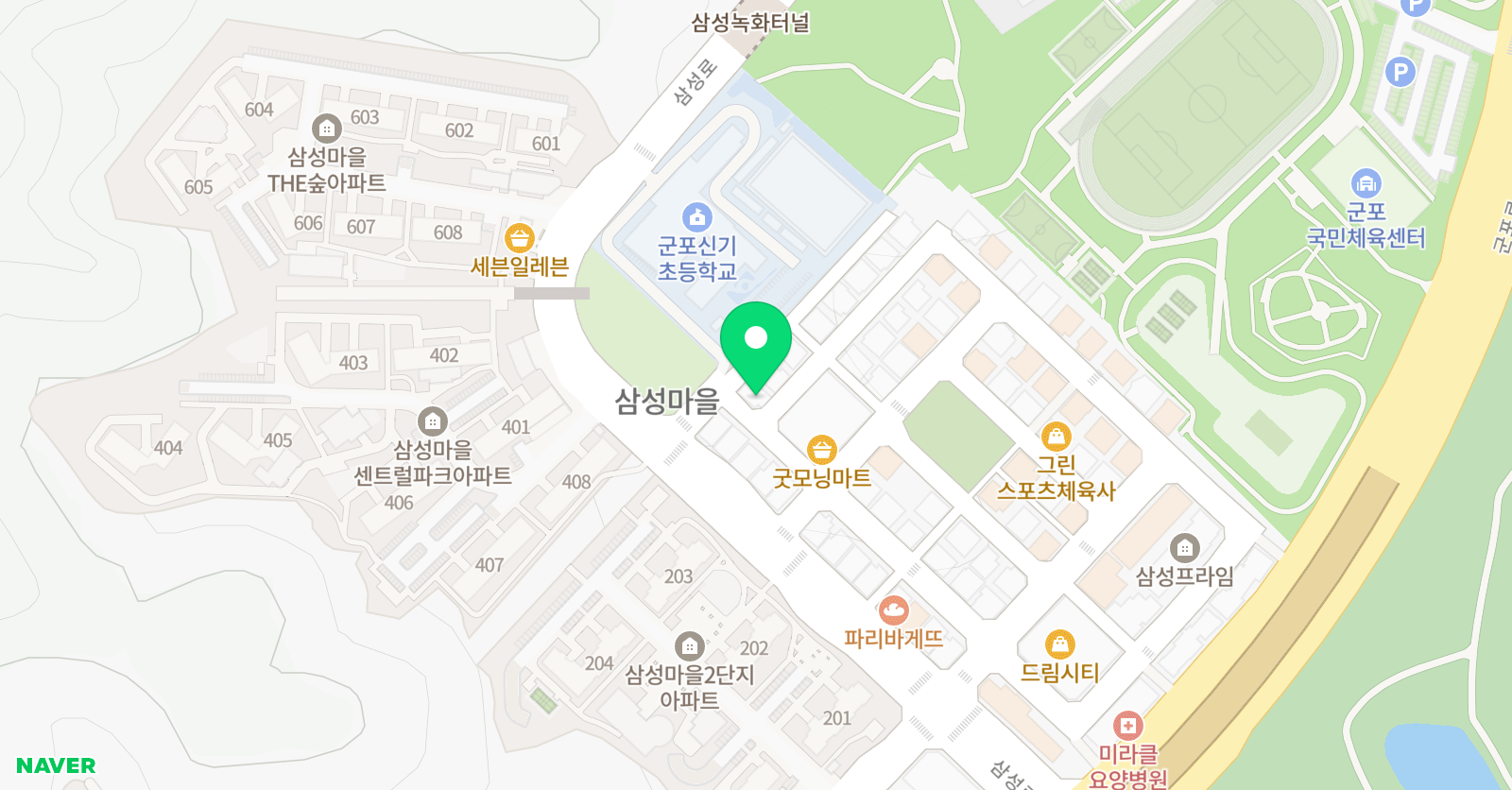 스마트해법 영어 삼성점 위치