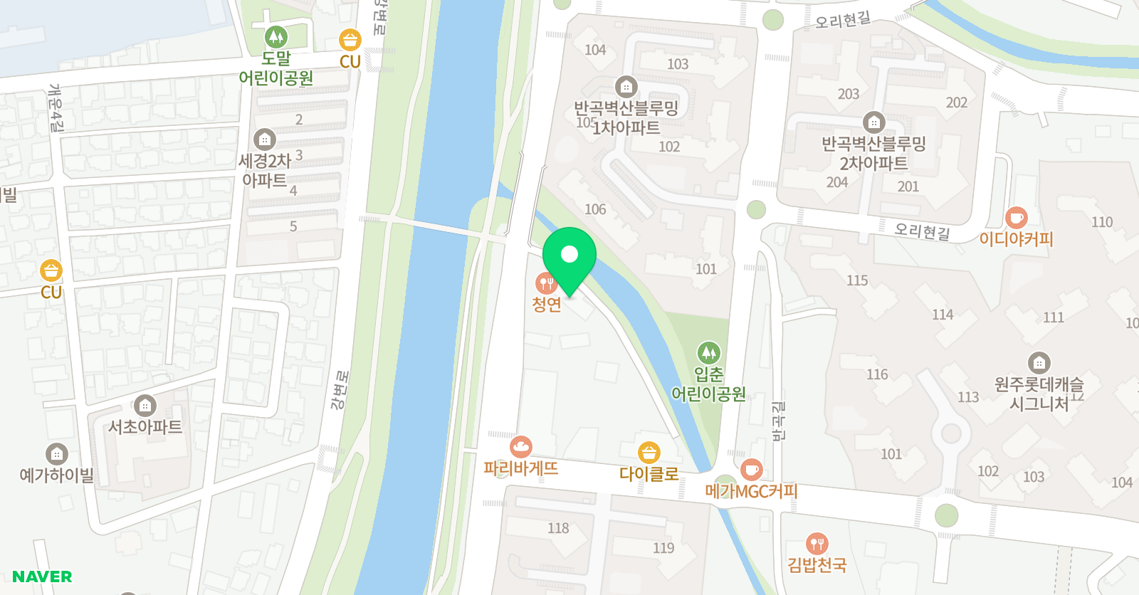 언노운 복싱짐 RE:2 위치