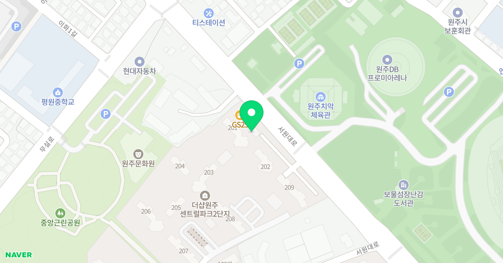 올리브 영수학원 위치