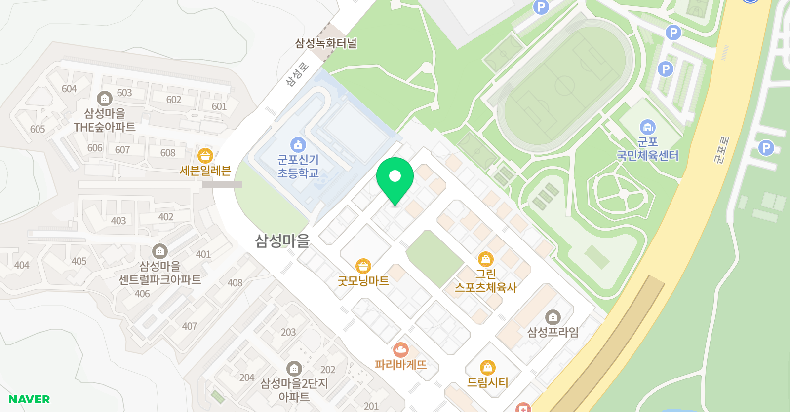프라임 영수학원 위치