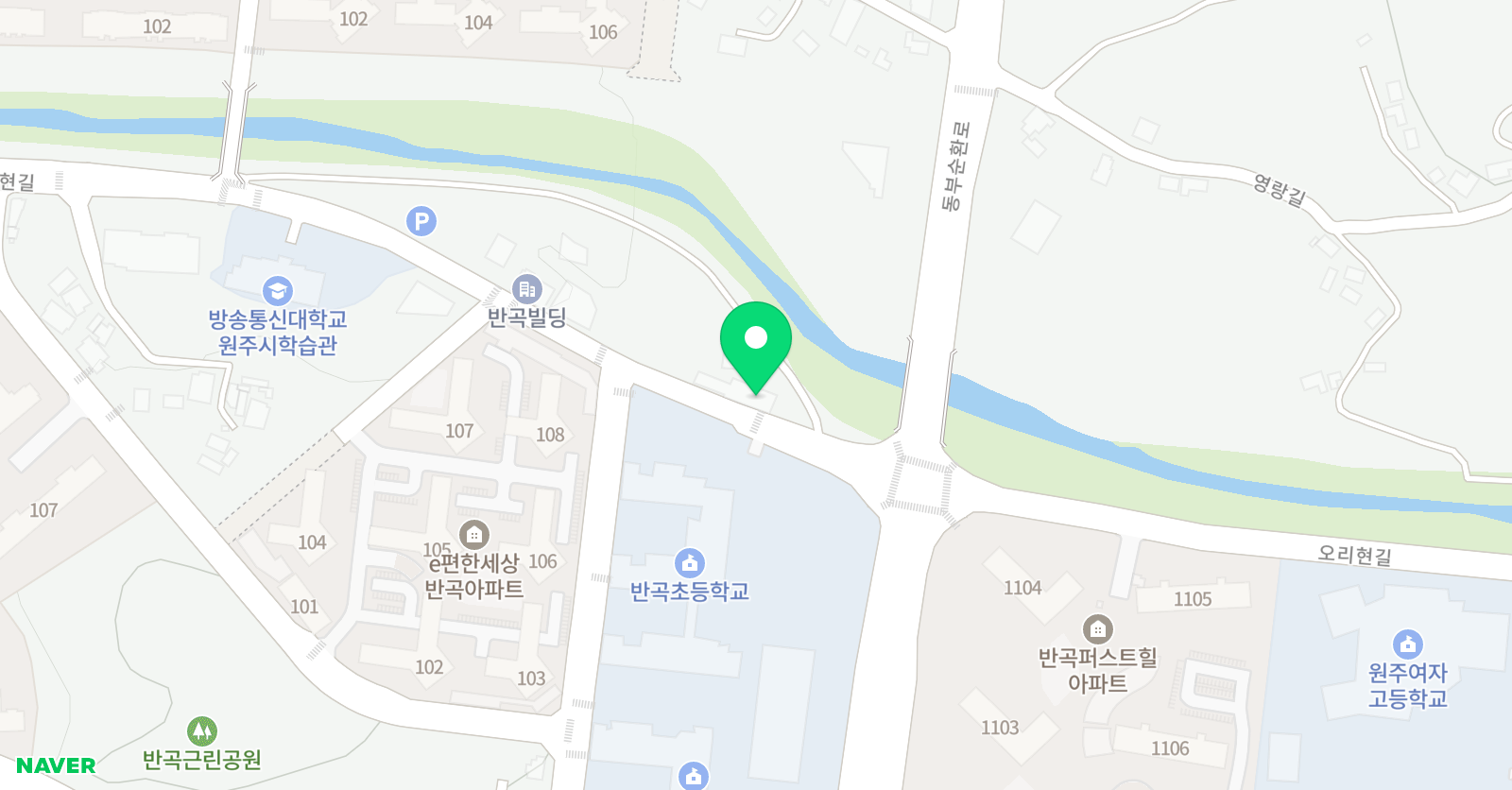 반곡이래은 전문음악학원 위치