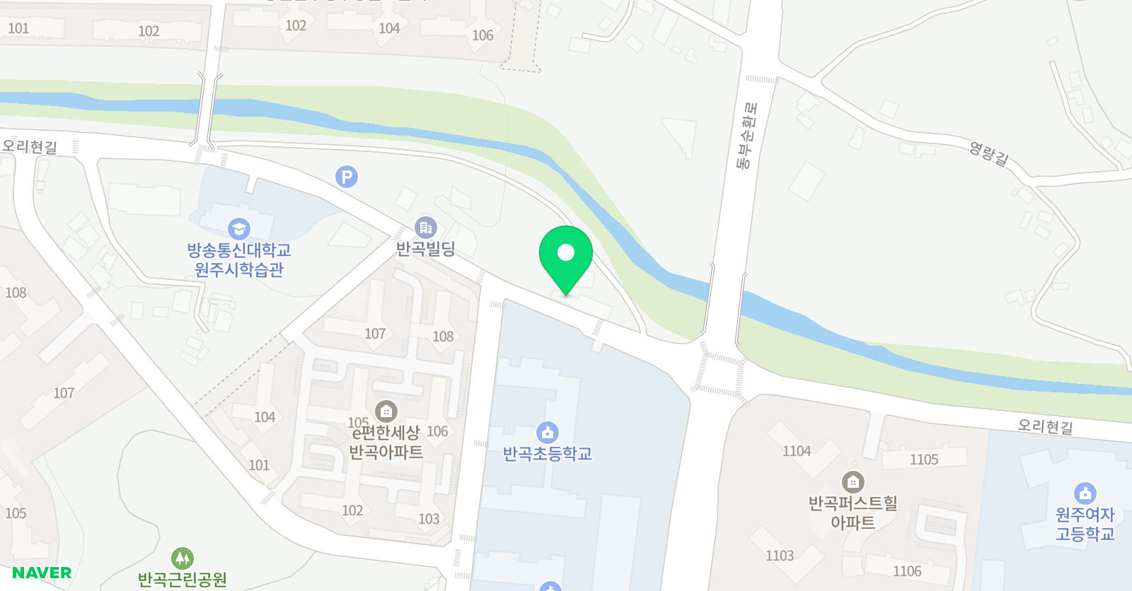 삼성영어셀레나 반곡교습소 위치