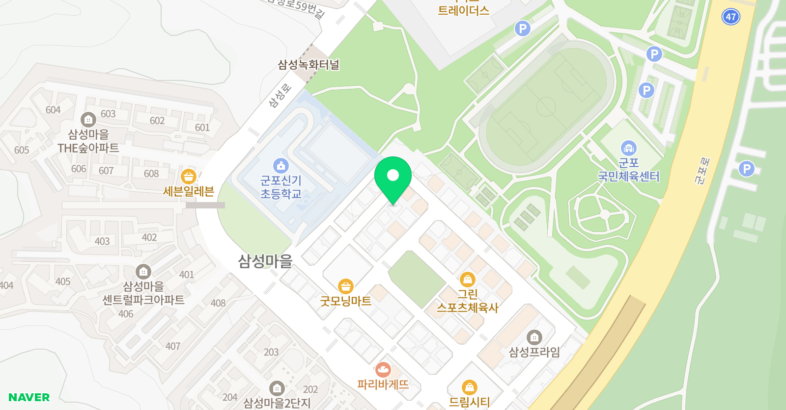샘깊은수학 위치