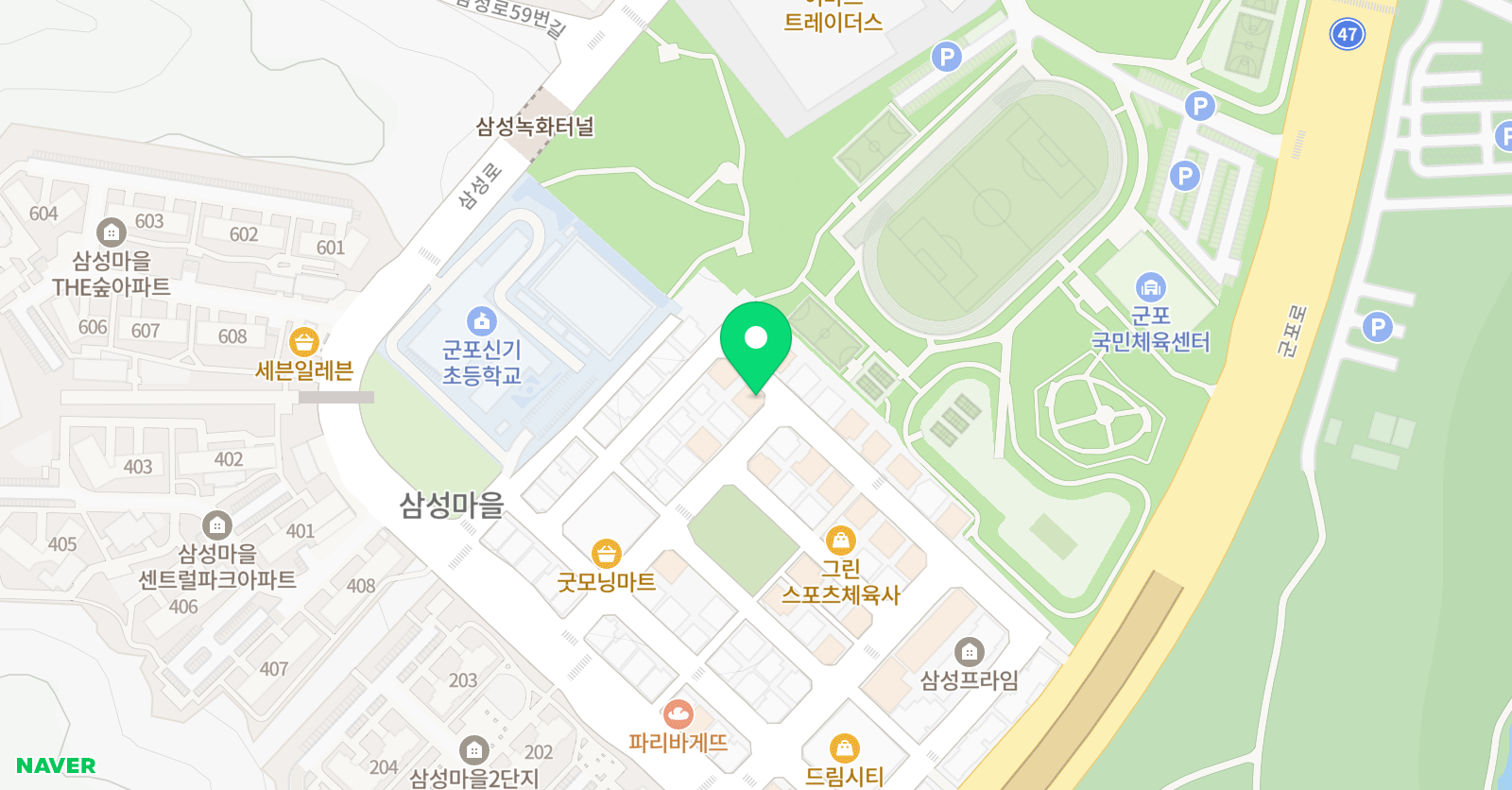 플라톤독서토론논술 삼성마을 논술교습소 위치