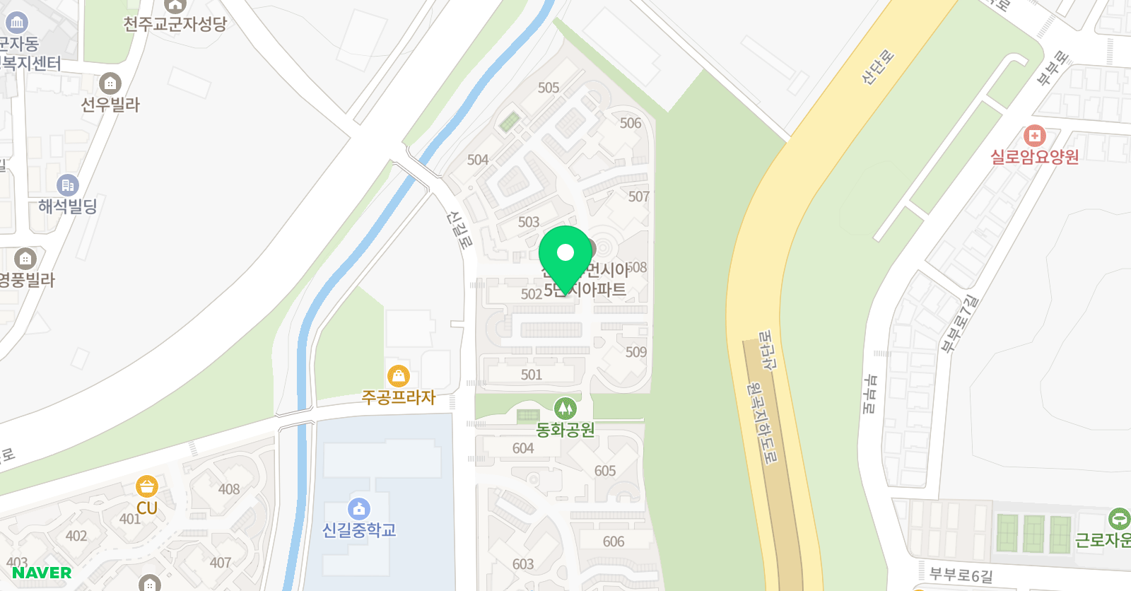아소비 안산신길대월초점 위치