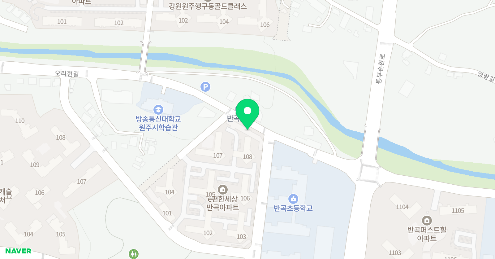 한우리 독서토론논술 반곡독서교실 위치