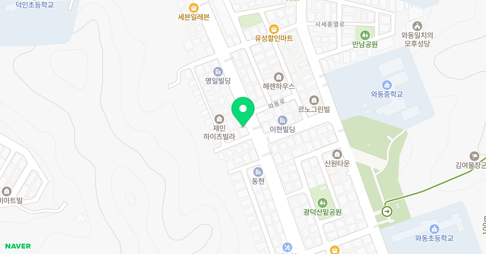 용인대 석사 미드미 태권도장 위치