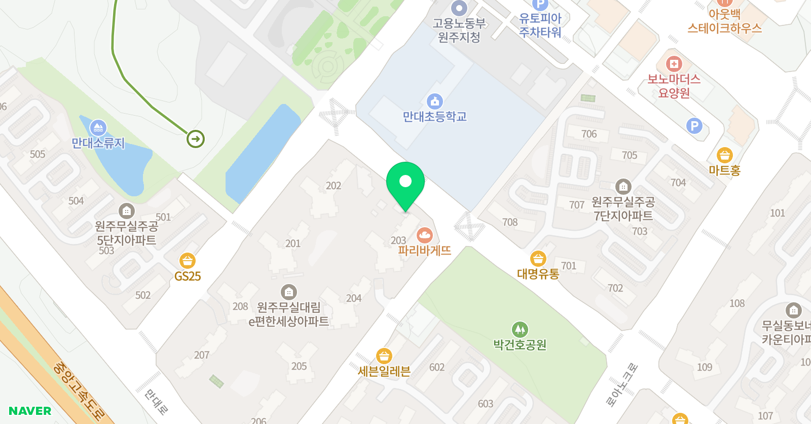 잉글리시아이 만대 영어교습소 위치