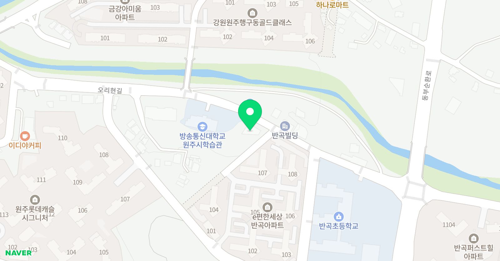 탑티어 영어학원 위치