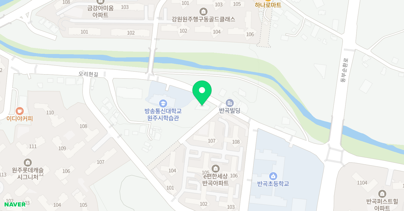 프라임 수학과학전문학원 위치
