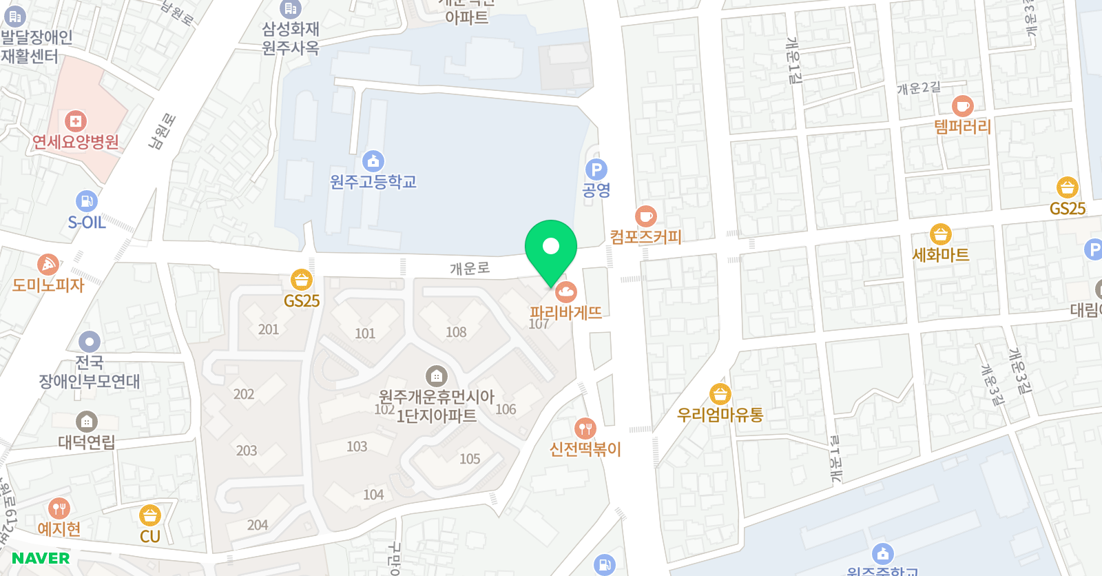 어드벤처 피아노학원 위치