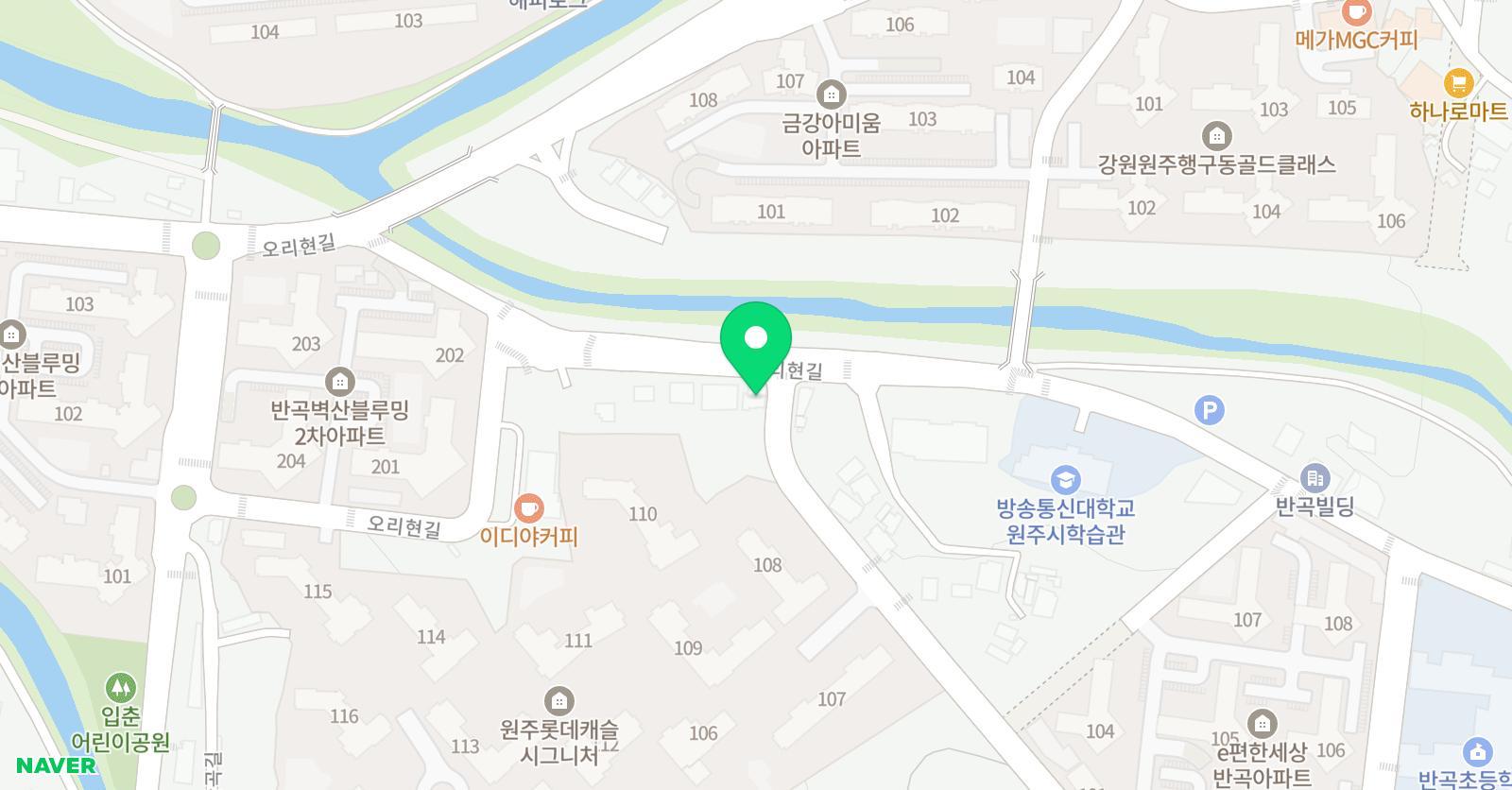 더와이 국어논술학원 위치