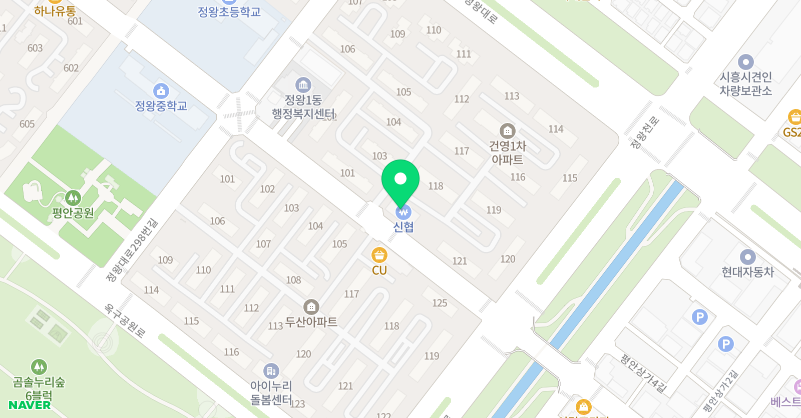메가스 태권도장 위치